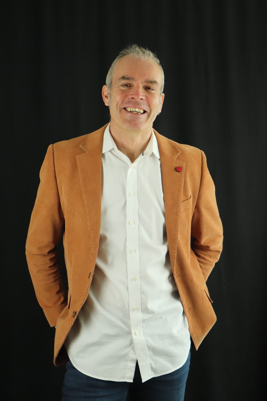 Karsten Huttenhain, founder of Welcome Voices, smiling